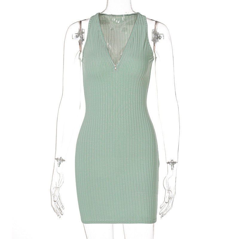Women long  Sleeveless Dress