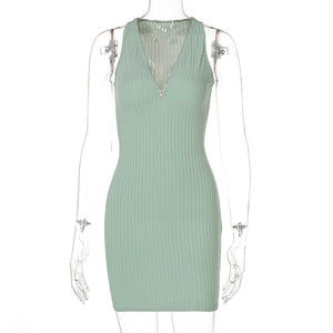 Women long  Sleeveless Dress