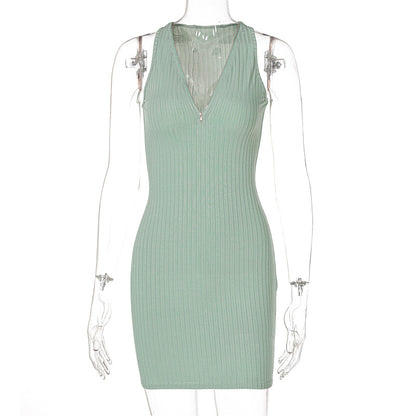 Women long  Sleeveless Dress
