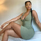 Women long  Sleeveless Dress